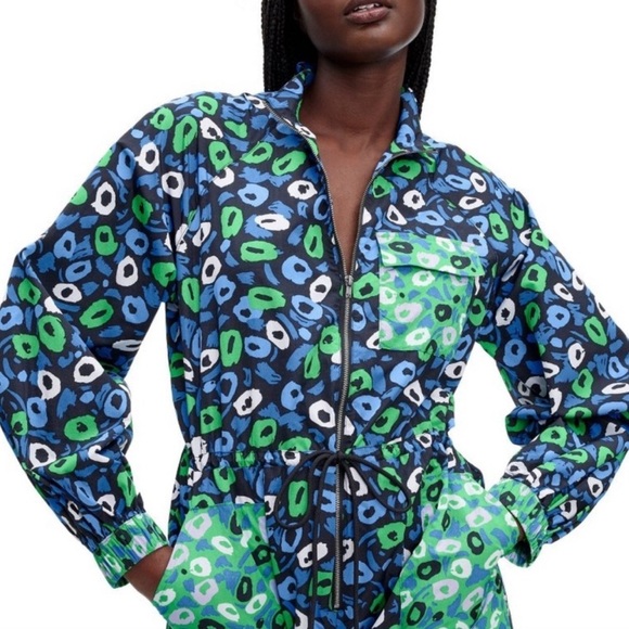 Diane Von Furstenberg Pants - DVF X Target nylon Jazz Dot jumpsuit